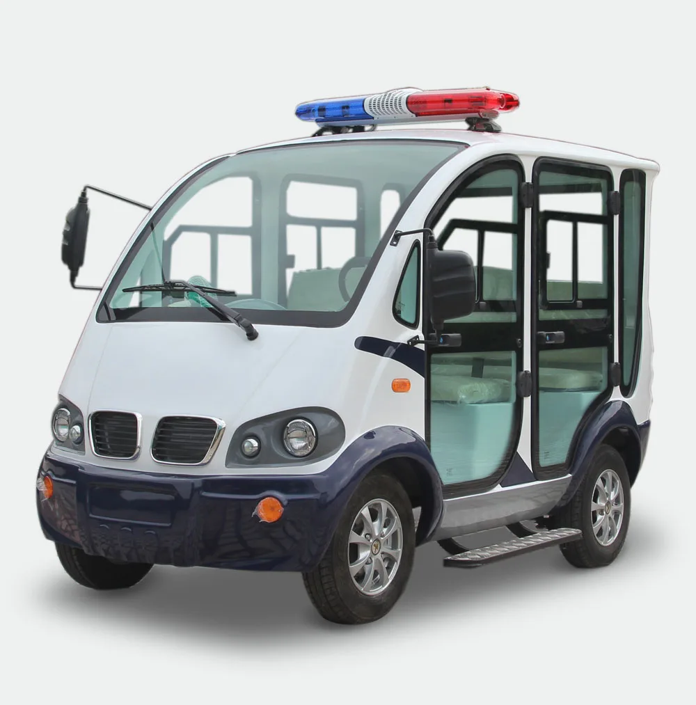 4  Seats 28Km/H Tourism Site Transportation Vehicle 4 Wheels Electric Security Patrol Car