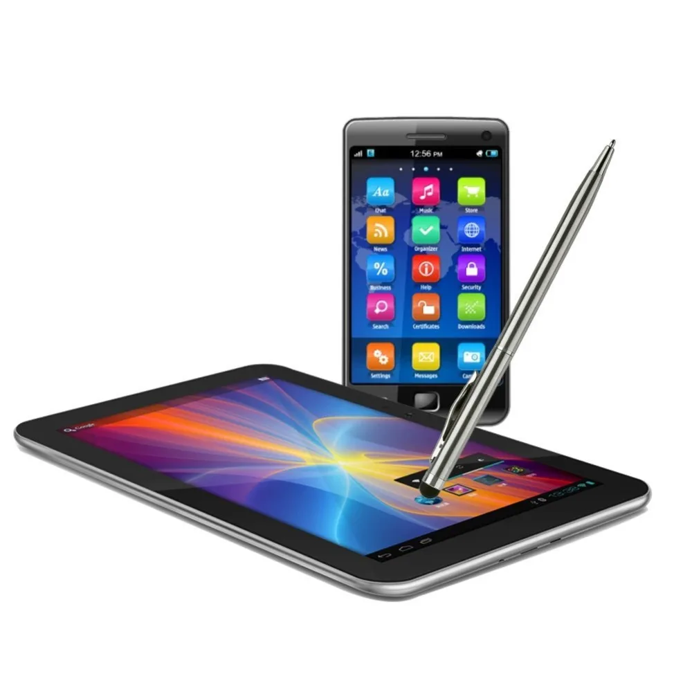 Universal 2 in 1 Capacitive Stylus Ballpoint Pen for iPad,iPhone,Samsung,HTC,Kindle,Tablet,All Capacitive Touch Screen Device
