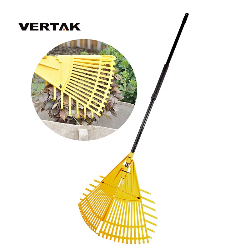 VERTAK Global Patent, профессиональный поставщик, быстрая сборка, 2 в 1 пластиковые садовые грабли/Захваты