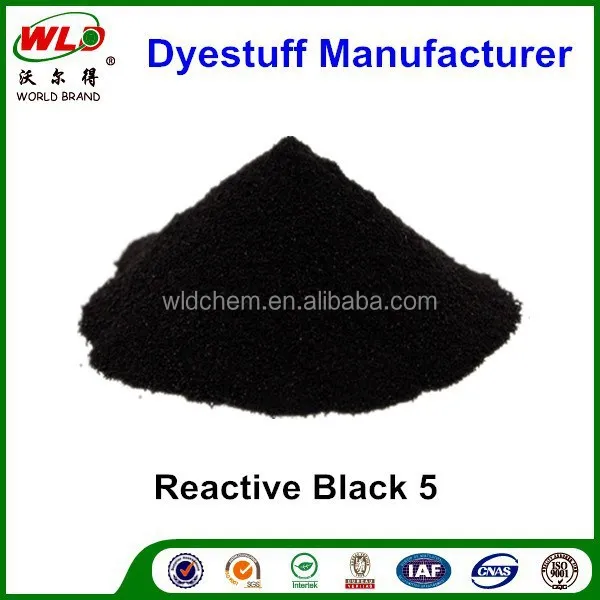 
Basic dyes/Reactive Black 5/Reactive Black KNB fabric dye 