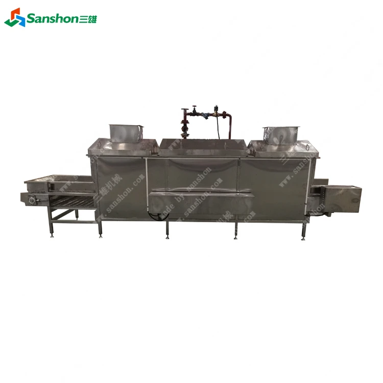 Низкая цена; DPT-Z ленточного типа сушилка для овощей и фруктов Паровая бланшировочная машина