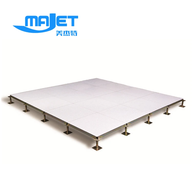 Changzhou HPL finish call center raised floor price steel cement panel 600x600mm