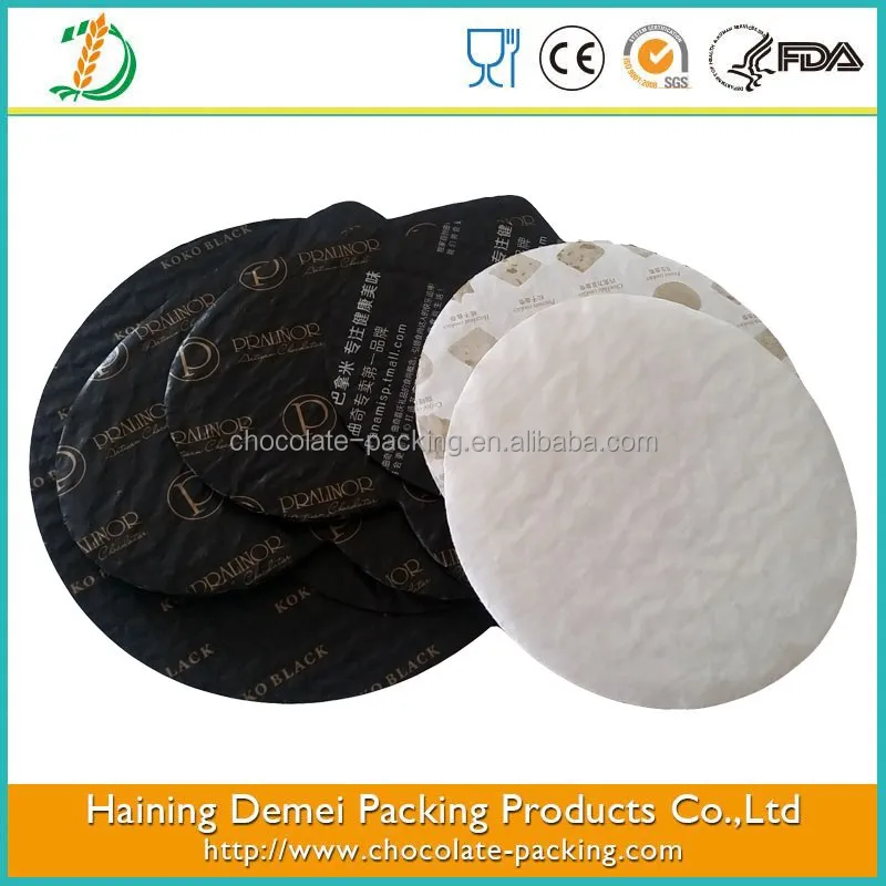 
logo customo printed chocolate paper cushion pad alibaba china supplier paper cushion pad PVC coated wrapping paper top quality 