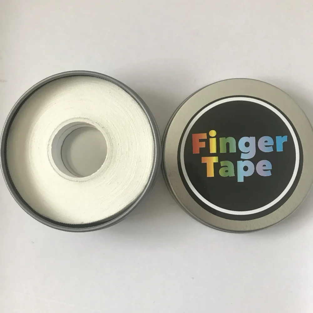 Health Sports 2Rolls 0.76cmx10m Basketball Finger Tape With Tin Can