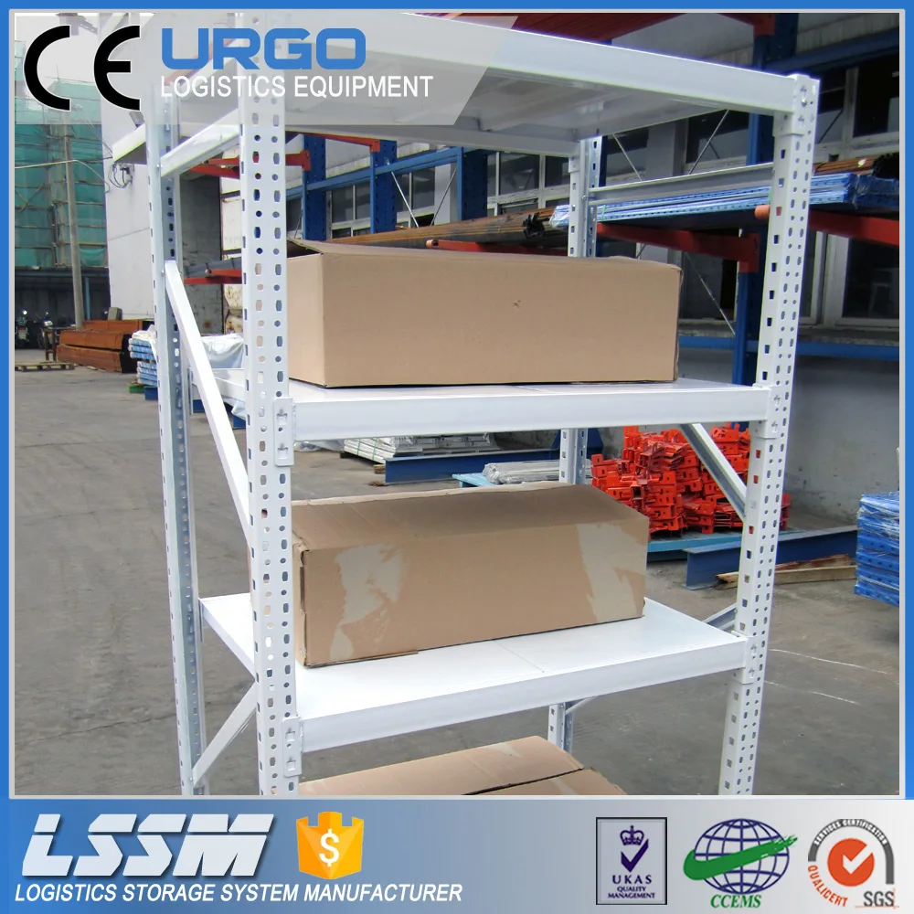 Warehouse storage longspan shelving and assembly is simple racking
