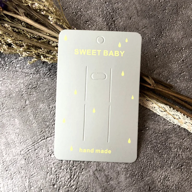 
Hair Clip Paper Card Holder With Custom Logo 