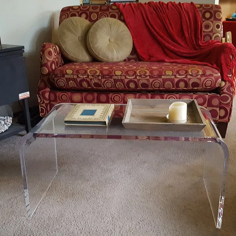 Акриловый прозрачный кофейный столик из оргстекла