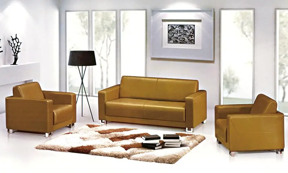 Китай дешевый мягкий диван ожидания из искусственной кожи офисный Chesterfield