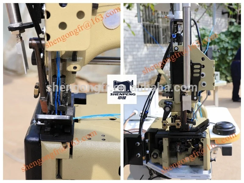 SHENPENG 80700CD4H double needle four thread jumbo bag sewing machine