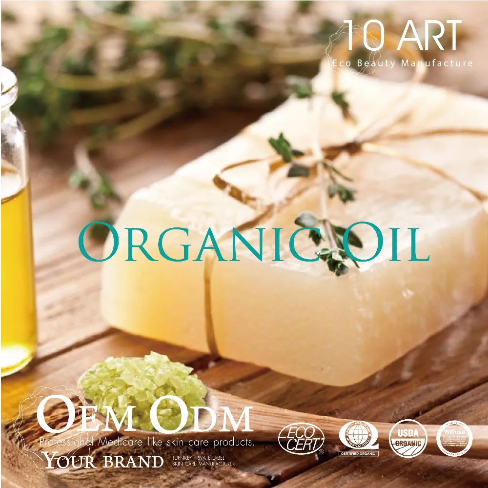 
Organic Eco-Friendly Packaging Skin Whitening Bath Baby Soap Bar 