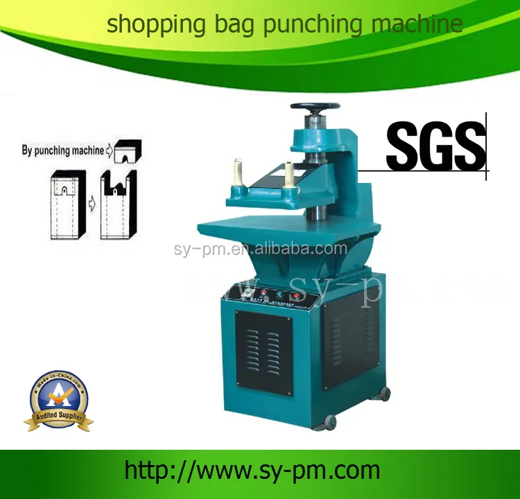 hydraulic hole punch machine for plastic bag punches