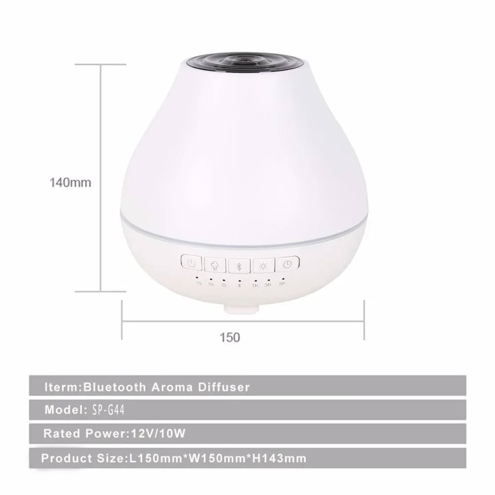 2017 New smart music speaker ultrasonic aroma essential oil diffuser