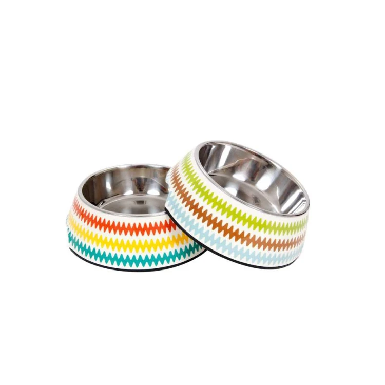 Противоскольжения нижней Роскошные медленно едят МЕЛАМИНА СОБАЧЬЯ МИСКА