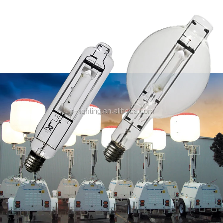 
High power 1000W BT metal halide bulb lamp suitable for mobile light tower lighting 