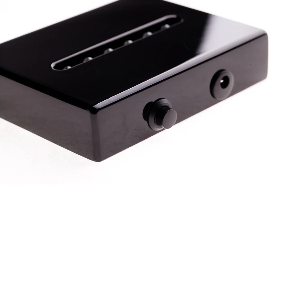 
Premium Black Piano lacquer finish Rectangle Wooden LED light display base 