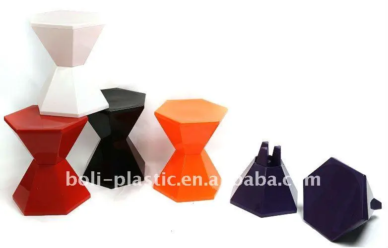 
Colorful Plastic Detachable Stool Retractable Stool 