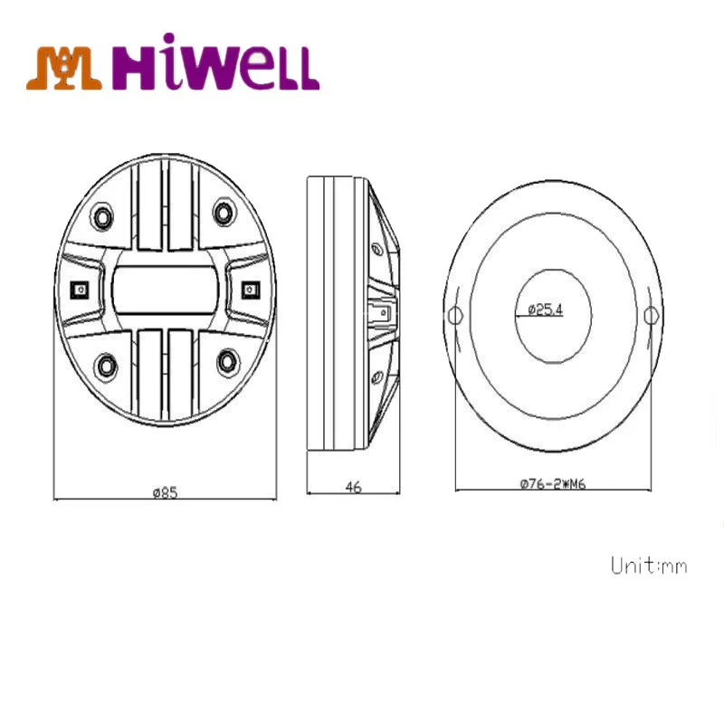 Best price  driver tweeter diaphragm  tweeter compression Driver
