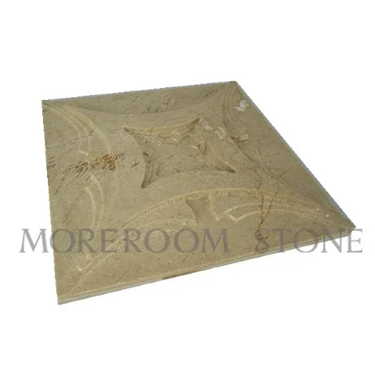 ML-A005 Chinese Marble Beige Marble Stone Wall Tiles 3D decoration CNC Wall Panel Backed ceramic Tiles MOREROOM Stone-3.jpg