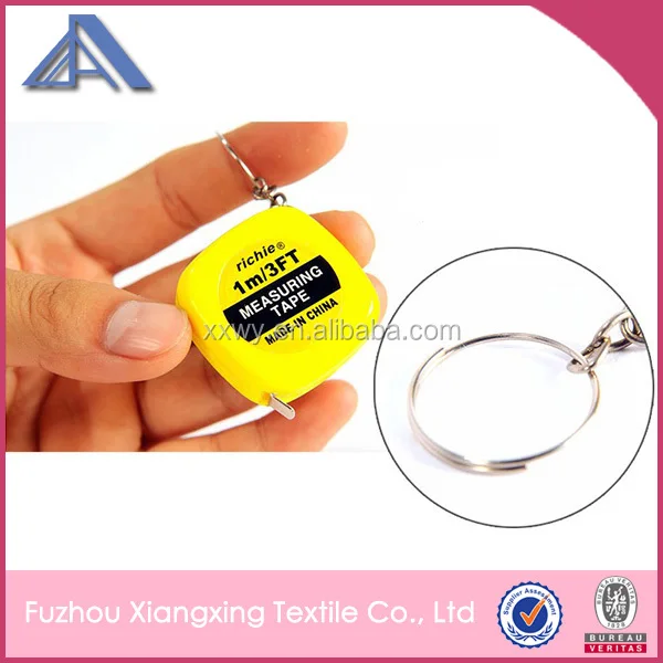 
Promotional round tape measure key chain 
