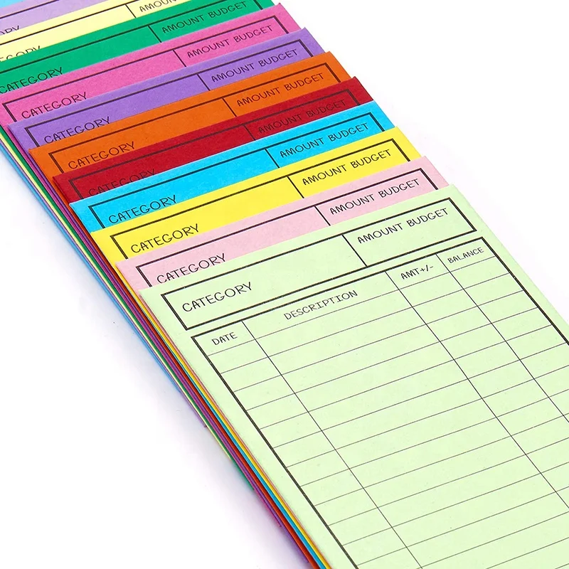 Budget Envelopes - 96-Pack Cash Envelope System for Money Savings, Personal Finance