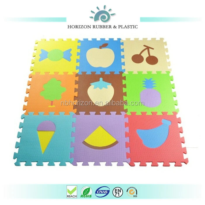 Children's Games Educational Mat Alphabet and Numbers Puzzles EVA Puzzles Mat