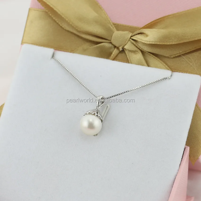 FEIRUN 10.5-11mm near round 3A wholesale price pearl pendant designs, wish pearl pendant, pure natural pearl pendant
