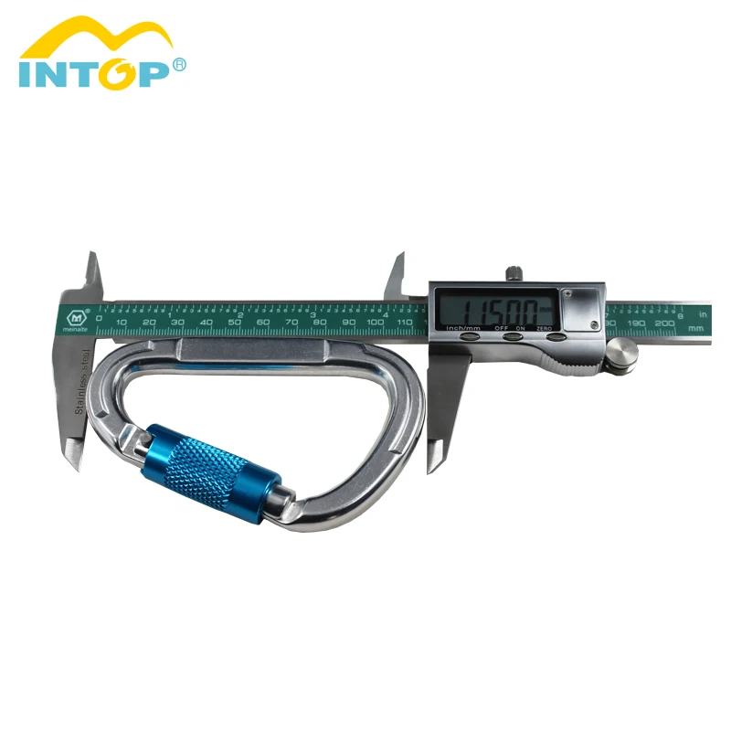 CE standard aluminum 7075 locking carabiner twist lock carabiner