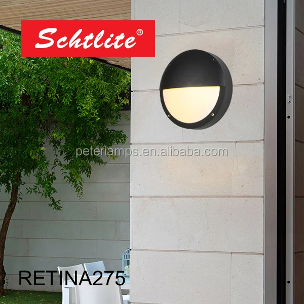 
RETINA 7 Eyelid half round outdoor garden 20W LED Bulkhead light 