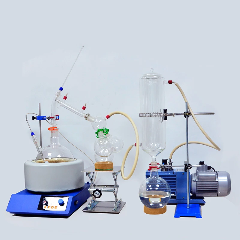 Glass Short Path Vacuum Solvent Distillation Equipment