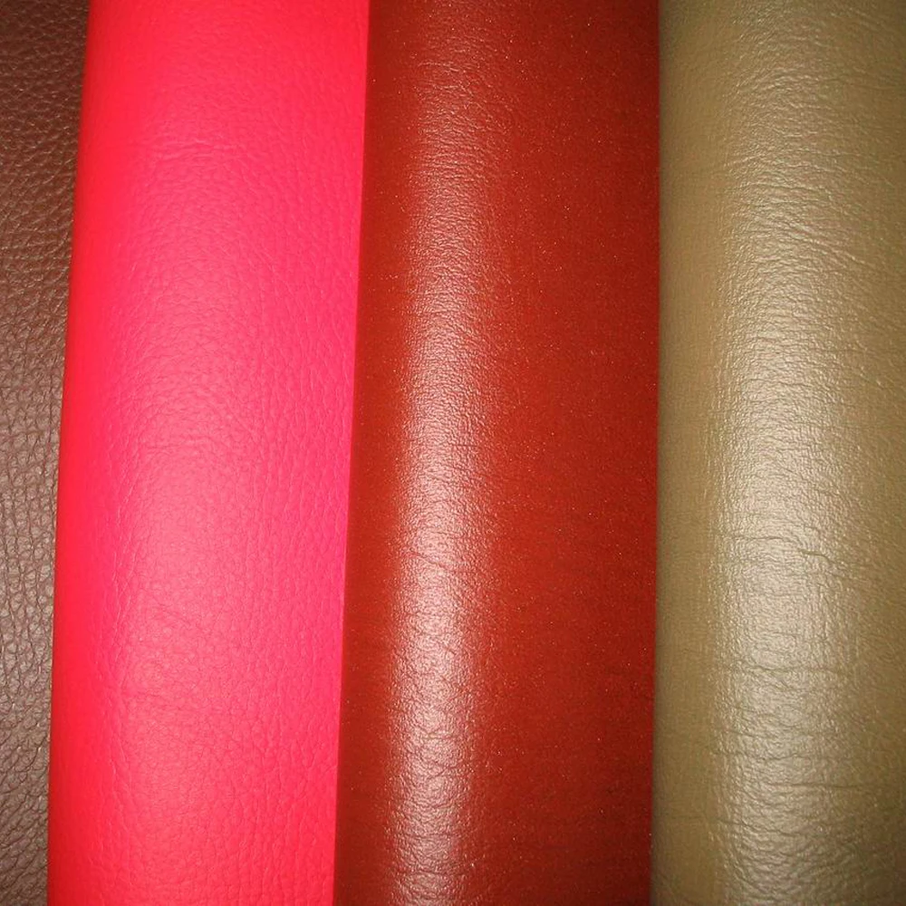 Embossing PVC PU vinyl fabric roll leather