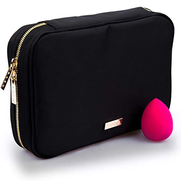 Sialia China Factory Sales Makeup Brush PU Pouch Private Label Travel Cosmetic Make Up Leather Bag Custom