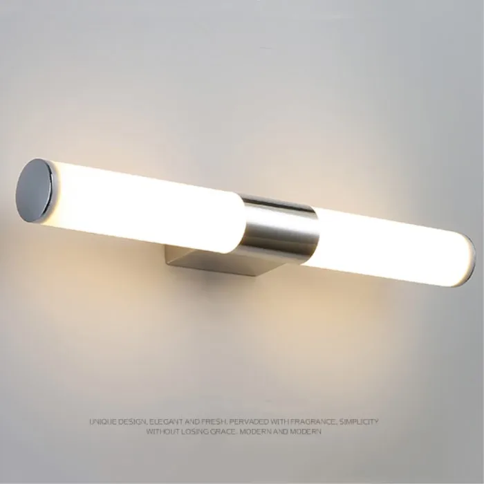 Simple design color-changing acrylic led bathroom mirror light