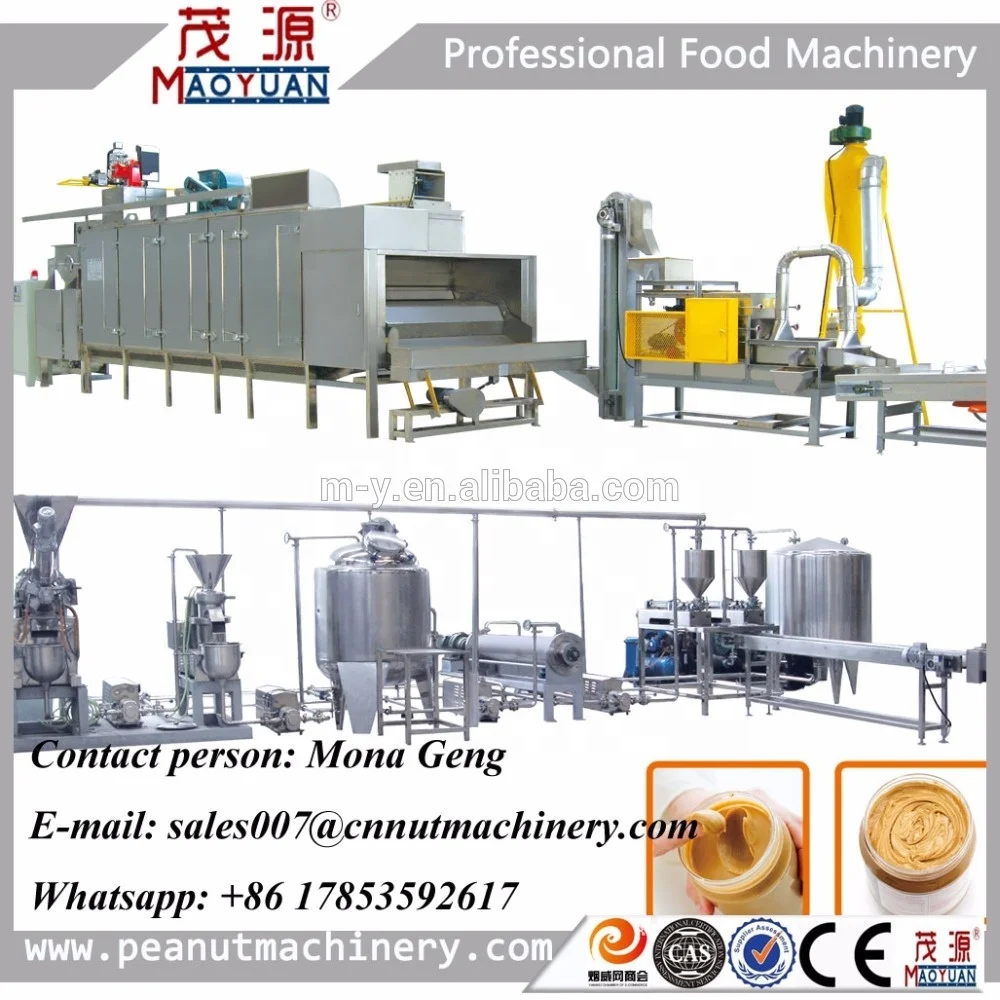 Commercial Peanut Butter Machine Industrial Peanut Butter Making Machine Line almond butter production line