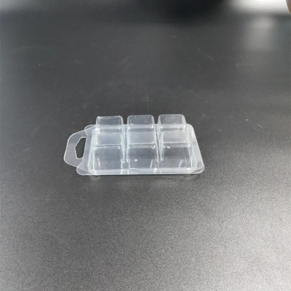 High quality strong cavities for hot wax melts clamshell packaging custom PET clamshell packaging with heart shape cavities