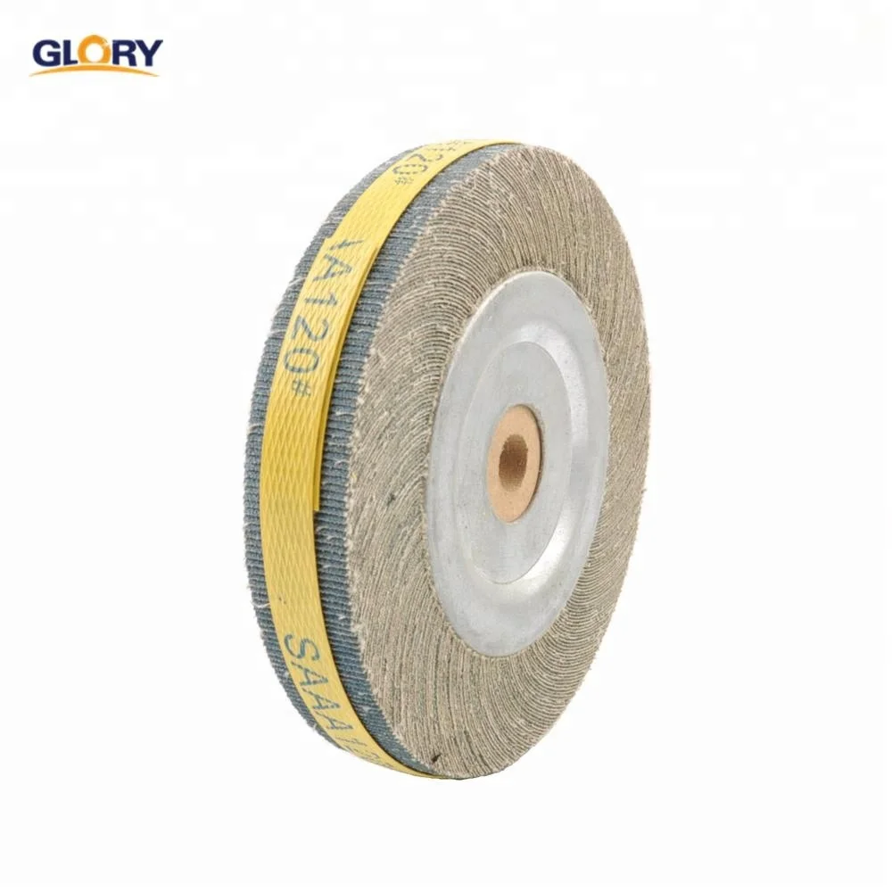 GLORY auminum oxide abrasive unmounted chucking polishing flap wheel