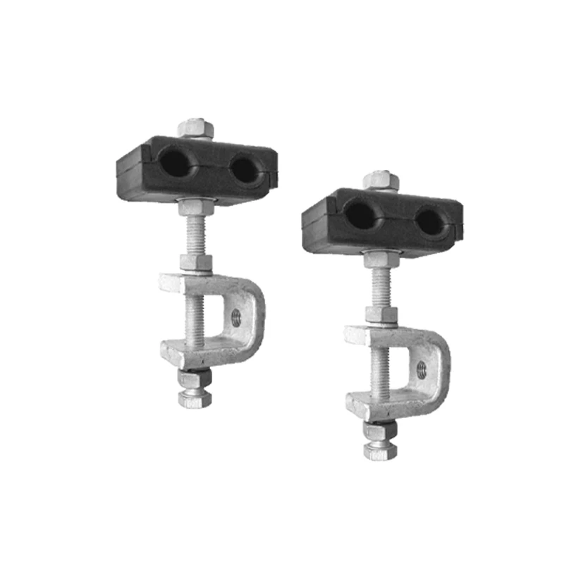 OPGW tower fiber optic cable down lead clamp