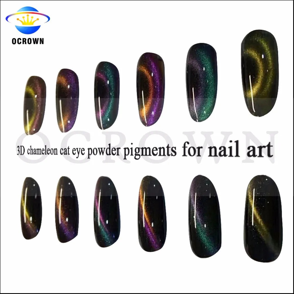 Chameleon 3D Magnetic Eye Shadow Pigment Cosmetic Grade Nail Art Car Painting Pigment