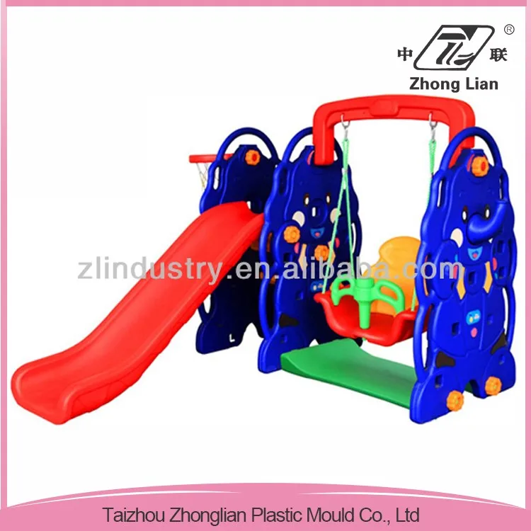 Durable cheap school plastic play indoor swing for children