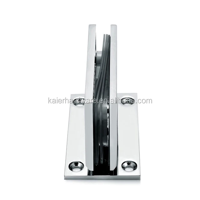Square 90 degree wall mounted shower glass door hinge
