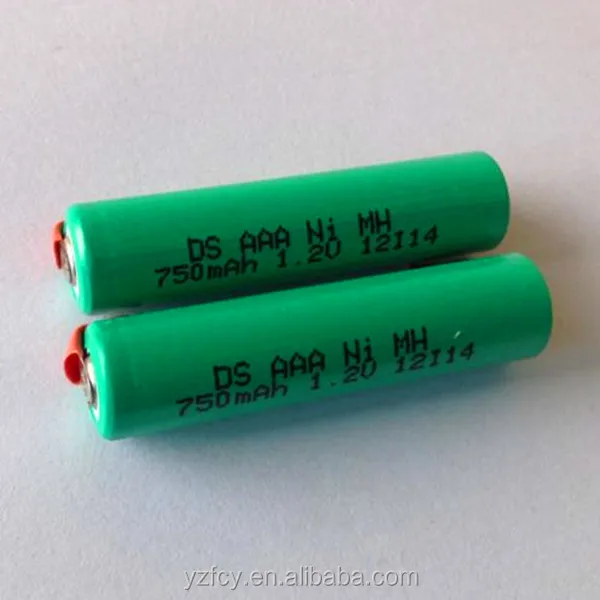 1.2v 750mah ni-mh aaa battery pack/ battery packs 1.2v nimh