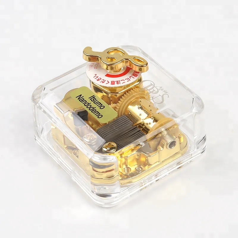 2017 new yunsheng music box movement acrylic gift
