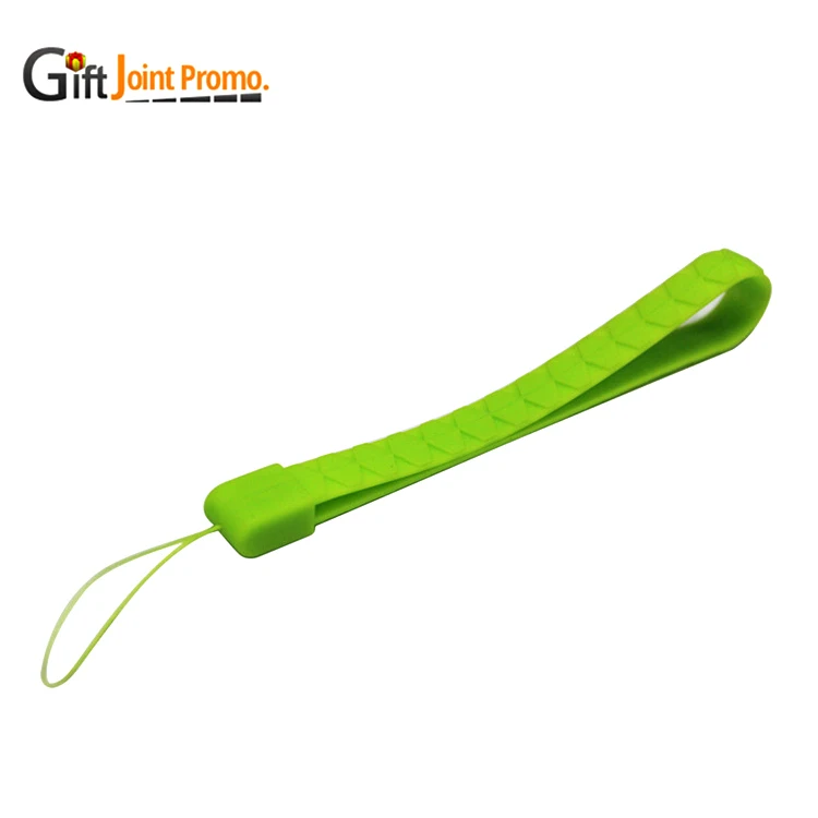 
Custom Logo Printed Colours Silicone Lanyard for Mobile Phone 