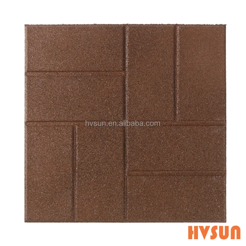 Excellent quality Anti-slip high loading rubber garage flooring hexagon rubber tiles