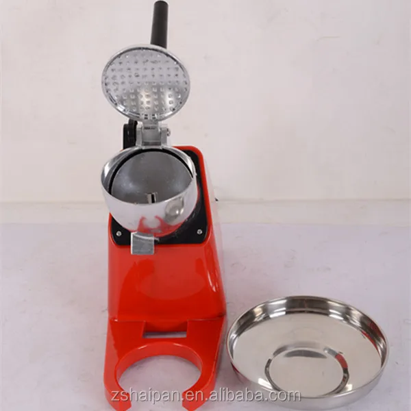 
250W Block Ice Shaver Machine Heavy Duty Snow Cone Maker Shaved Ice Swan Electric Crusher Classic Model 
