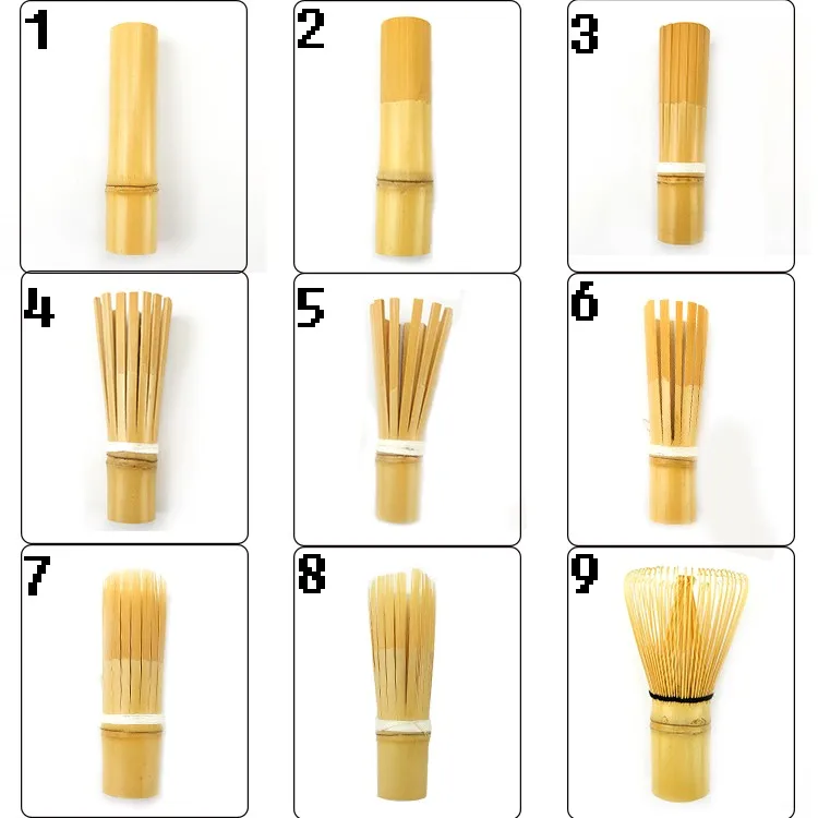 Hot-selling ceremony matcha master handmade matcha tea sets Bamboo Whisk gift scoop tools