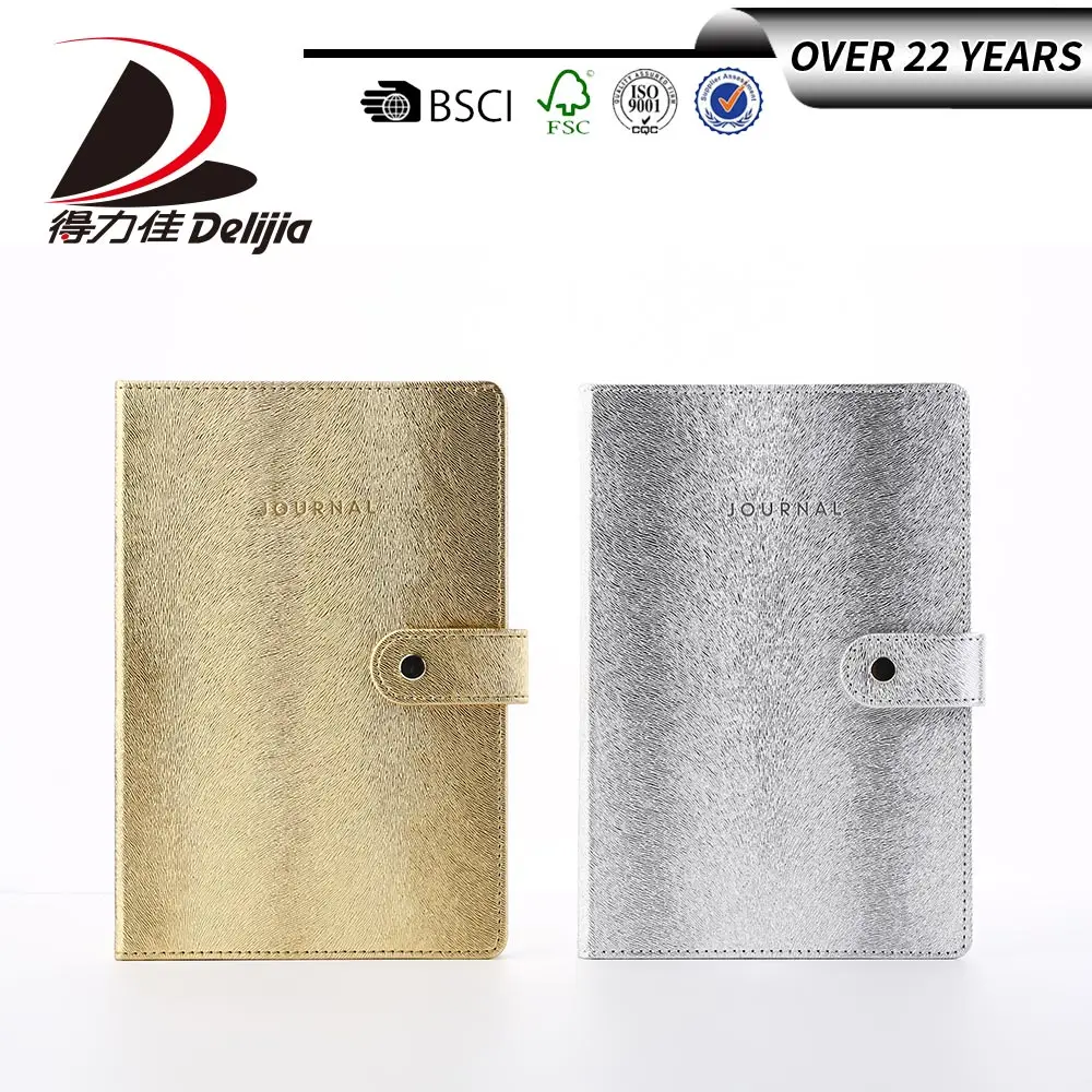 1805027 Golden or sliver glitter japanese cute hard cover notebook