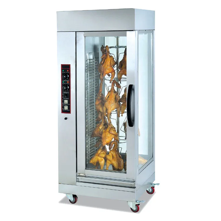 Commercial Gas Chicken Rotisseries /Industrial grilled chicken machine price
