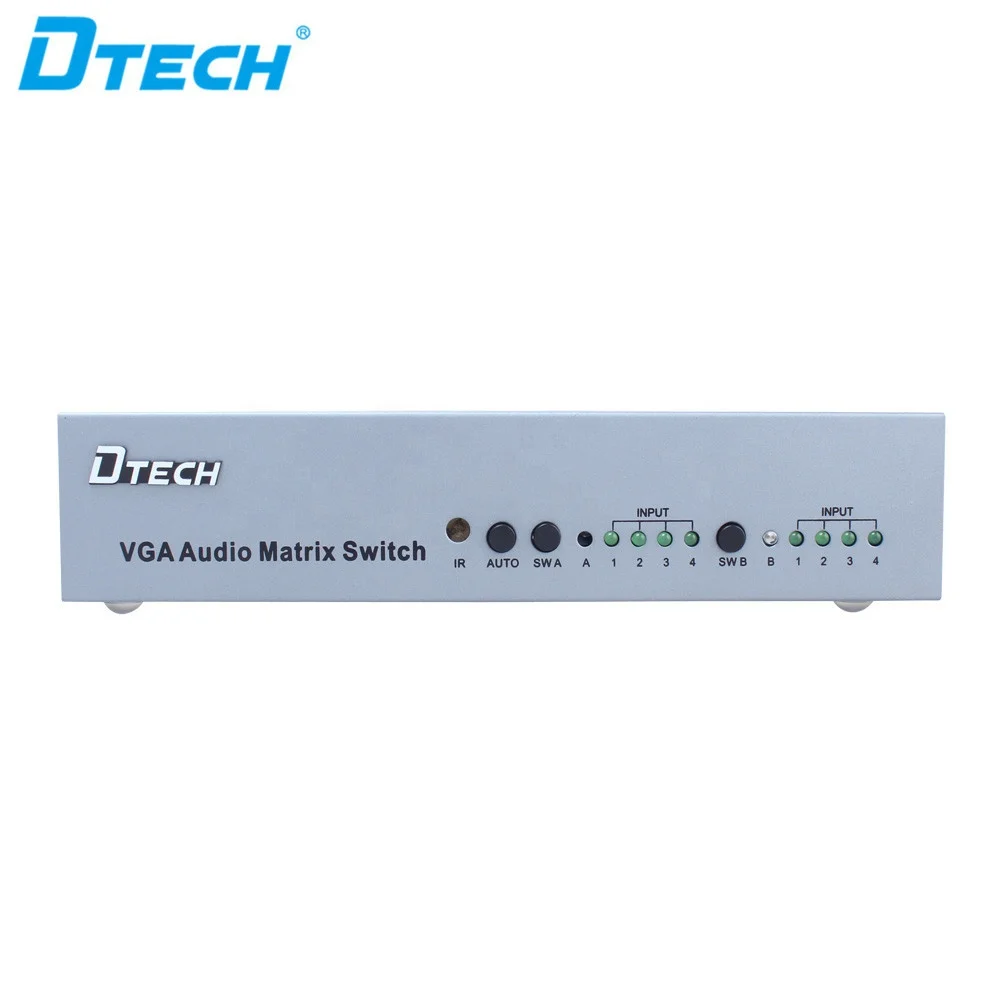 Factory Price HD 1080P IR VGA Audio Video Audio Matrix Switcher 4x2