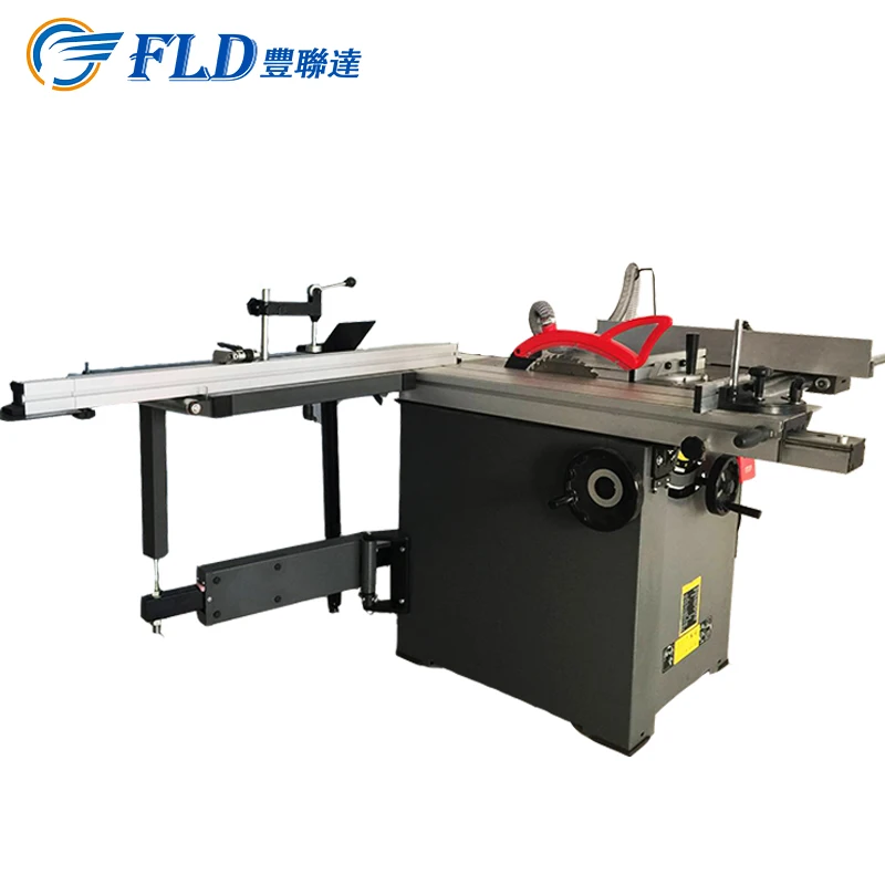 High precision sliding table panel saw machine for wood cutting