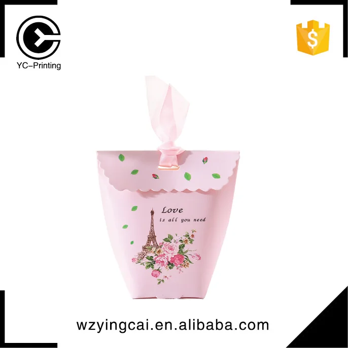 
Wedding sweet design candy luxury customized printed child paper gackaging box 